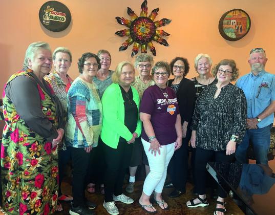 Retired educators gather at Taqueria Jalisco in Cuero for the last meeting for the year. Any retired person who is part of the Teacher Retirement System of Texas is welcome to attend meetings.